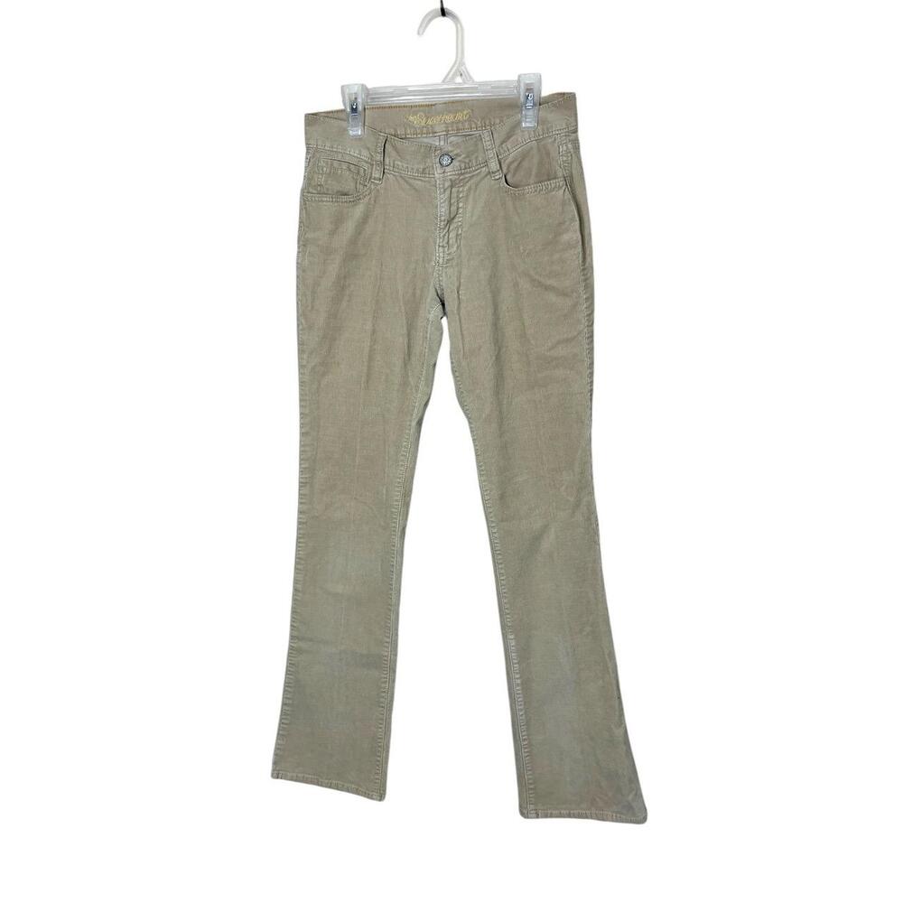 Old Navy The Sweetheart Khaki Corduroy Y2K Bootcut Low‎ Rise Pants 0 Regular